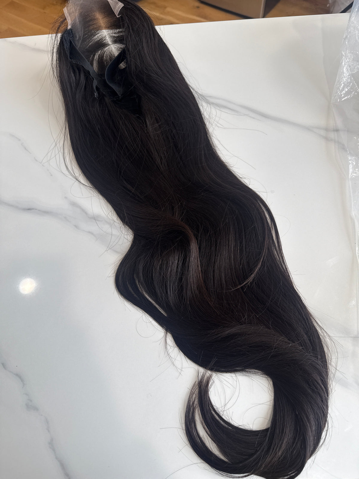 RAW NATURAL STRAIGHT GLUE-LESS 5x5 HD WIG 30”