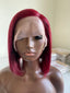 AUTUMN RED STRAIGHT FRONTAL BOB WIG 10