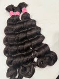 18” Raw Loose Wave Bulk Braiding Bundle