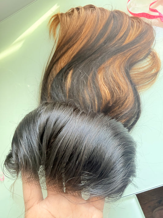 20" 5X5 HD CLOSURE WIG-MEDIUM CAP-FINAL SALE