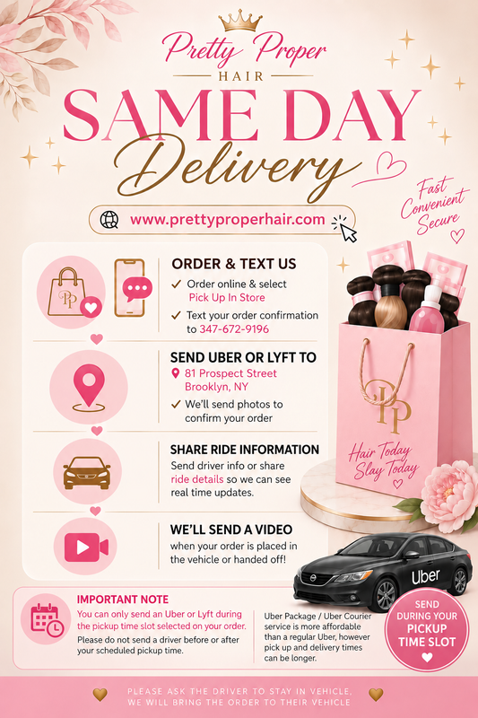 SAME DAY DELIVERY INFO