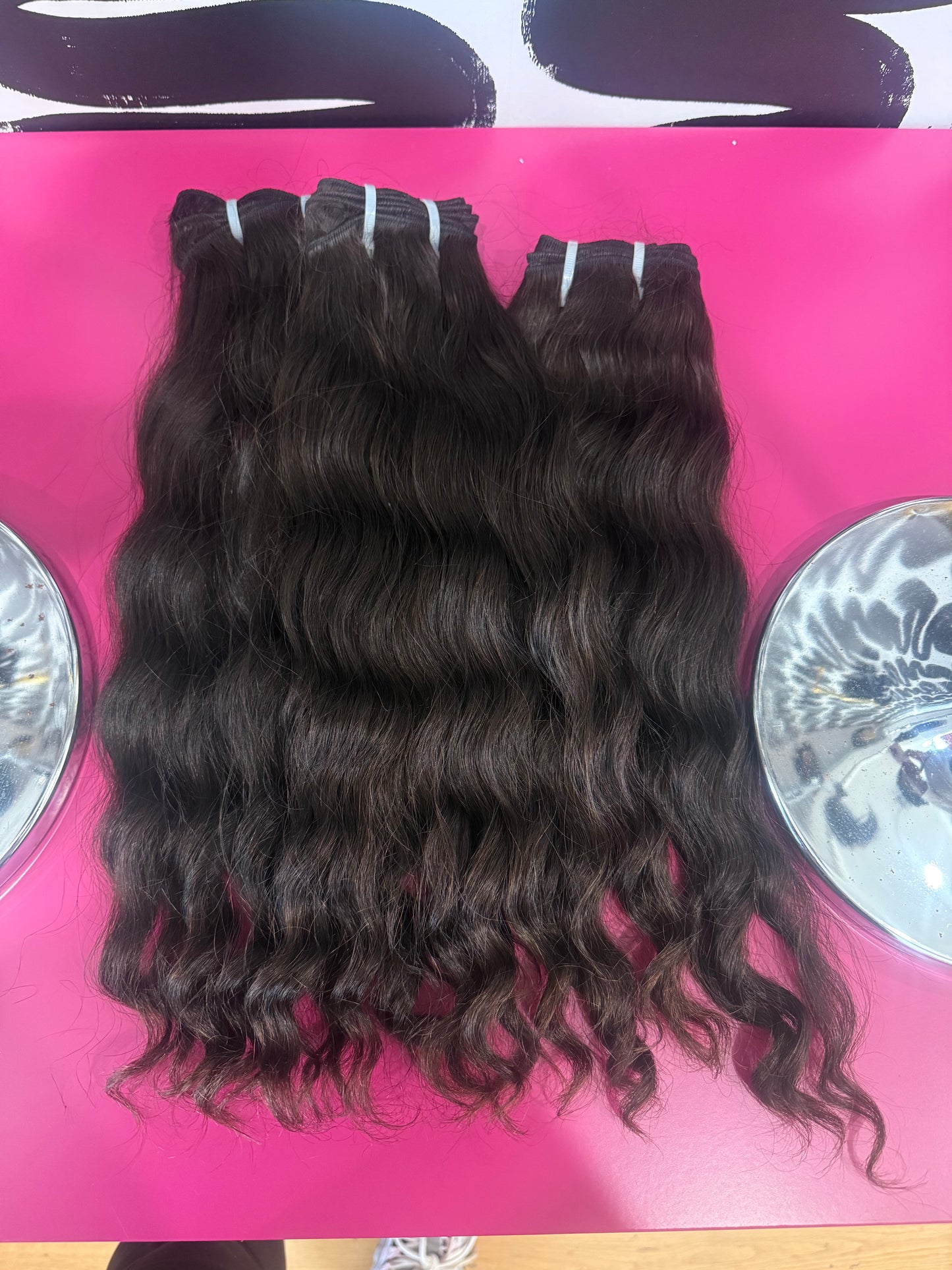 Raw Burmese Wavy 16” 16” 16”